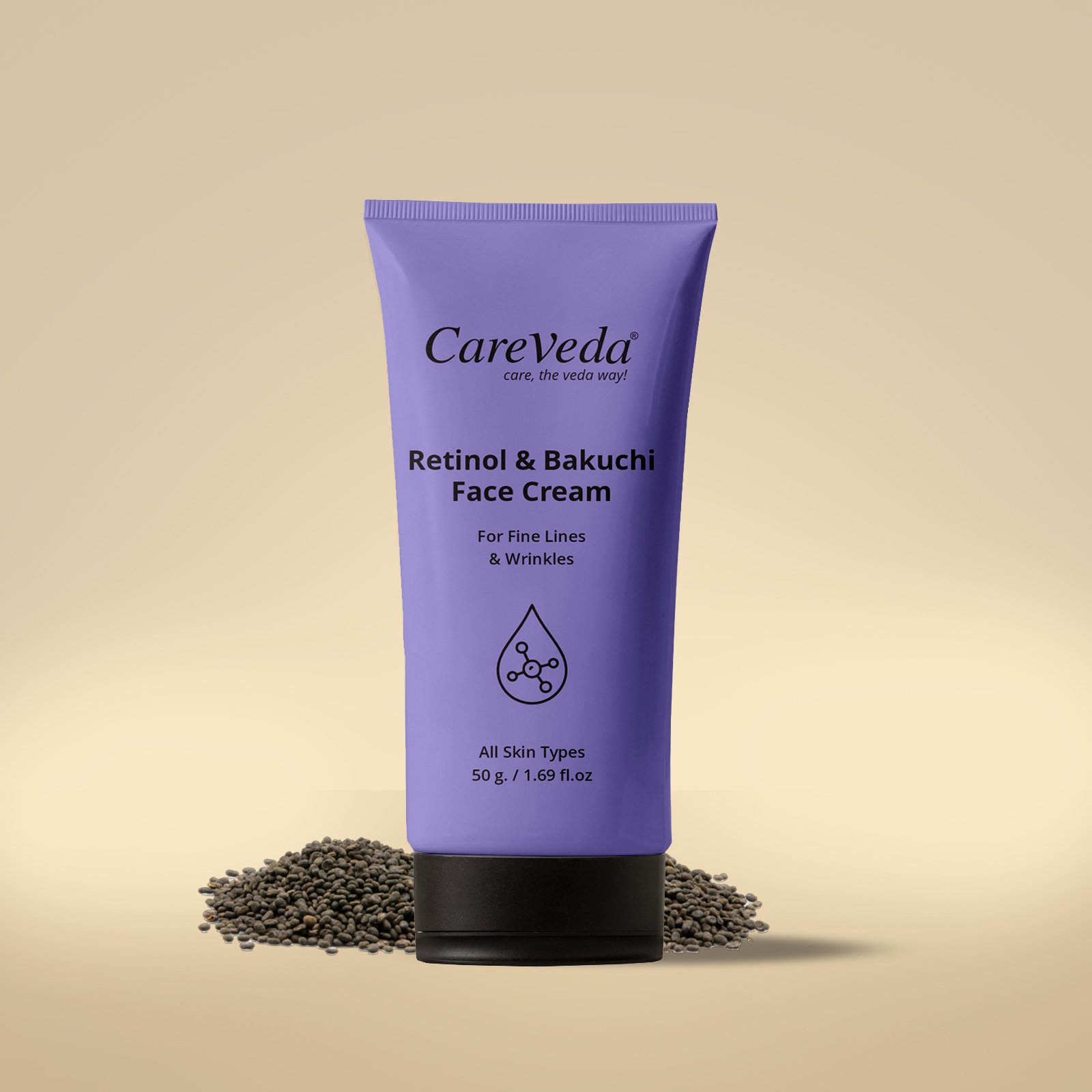 Retinol & Bakuchi Face Cream For Fine Lines & Wrinkles Suitable For All Skin Types 50gm