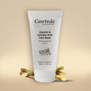 Glycolic & 1% Salicylic Acid Face Wash for Acne & Oil Control  100ml