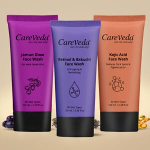 Skin Radiance Combo – Jamun Glow, Kojic Acid, Retinol & Bakuchi Face Wash (Set of 3)